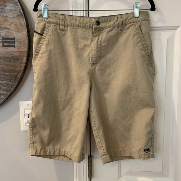 Quicksilver Long Twill Shorts sz 30 - Picture 1 of 3